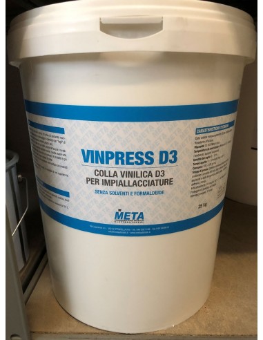 Collmon Colla Vinpress D3 per Impiallacciature 25 Kg