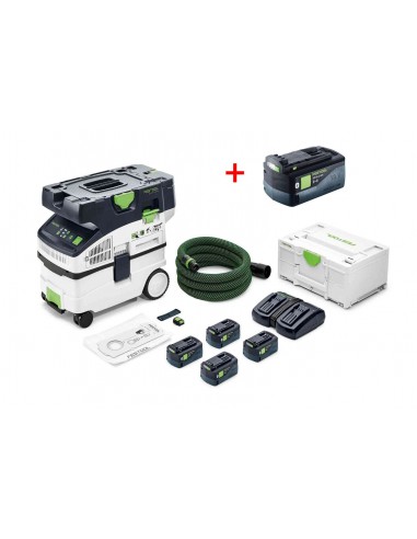 Festool Unità mobile di aspirazione a batteria CTLC MIDI I-Plus