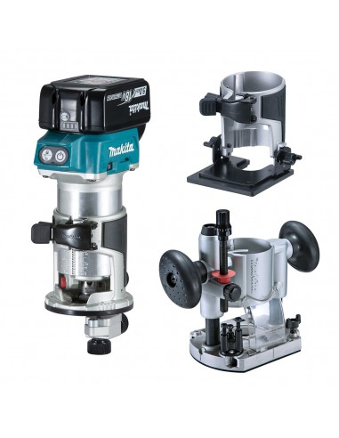 Makita Rifilatore fresatrice 18V BL Motor DRT50RTJX2