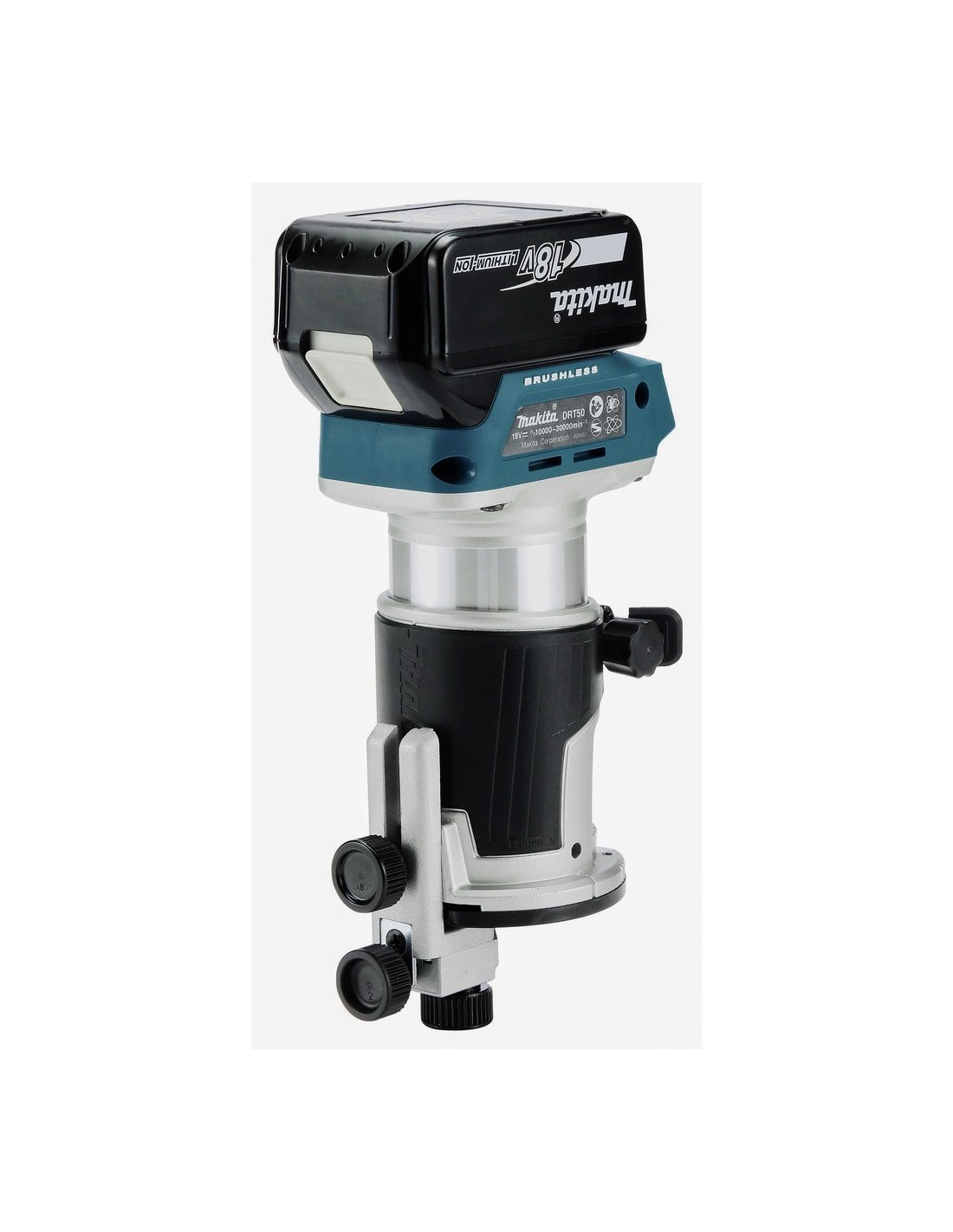 Makita DRT50RTJX2 Rifilatore fresatrice 18v