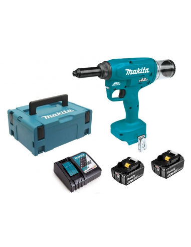 RIVETTATRICE 18V BL MAKITA DRV250ZJ Ø 4,8 > 6,4 mm – Rivenditore Makita