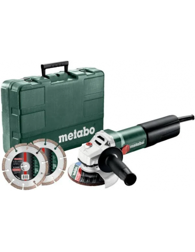 Metabo Smerigliatrice Angolare WQ 1100-125 + 100 Dischi Meta
