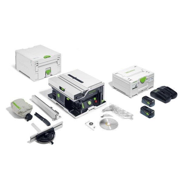 Festool Sega circolare da banco a batteria CSC SYS 50 EBI-Plus