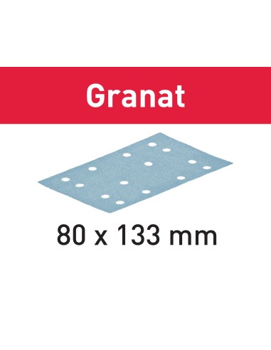 Festool Abrasivi Granat 80x133 P40 GR/10