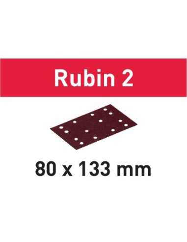 Festool Abrasivi Rubin 2 80x133 P80 RU/50