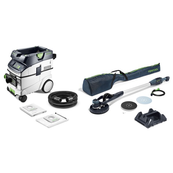 Festool Set con levigatrice a stelo e aspiratore PLANEX LHS-E 225/CTL 36-Set