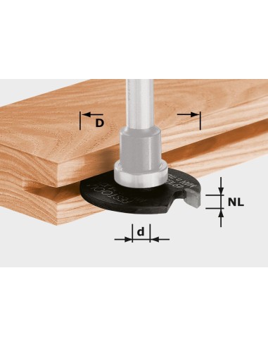 Festool Fresa a disco per scanalature HW D40x2,5