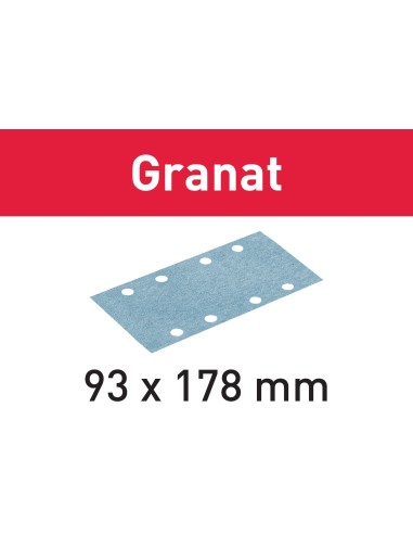 Festool Abrasivi Granat 93x178 P40 GR/50