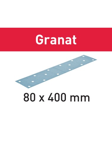 Festool Abrasivi Granat 80x400 P180 GR/50