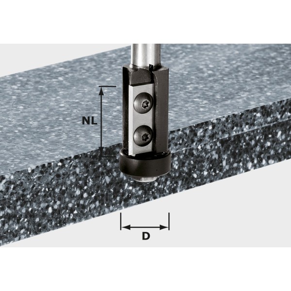 Festool Placchette reversibili per fresa a filo HW S12 D21/30WM - 491120