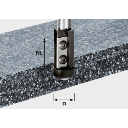 Festool Placchette reversibili per fresa a filo HW S12 D21/30WM - 491120