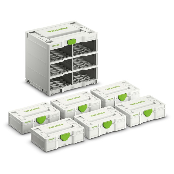 Festool Systainer³ Rack SYS3-RK/6 M 337-Set - 577816