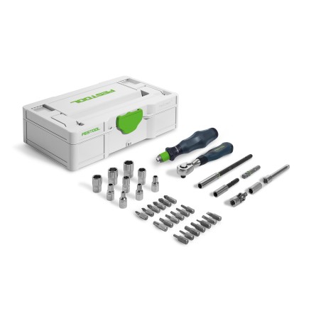 Festool Set di utensili a cricchetto SYS3 S 76-1/4"-CE RA - 578112