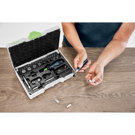 Festool Set di utensili a cricchetto SYS3 S 76-1/4"-CE RA - 578112