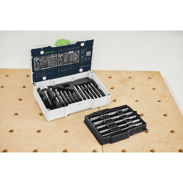 Festool Set di inserti e punte per forare SYS3 S 76-BB-Set - 578119
