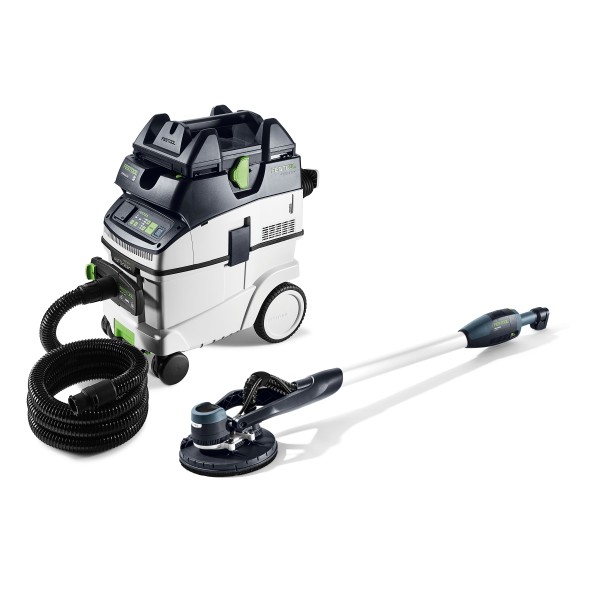 Festool Set con levigatrice a stelo e aspiratore PLANEX LHS-E 225/CTM 36-Set - 578418