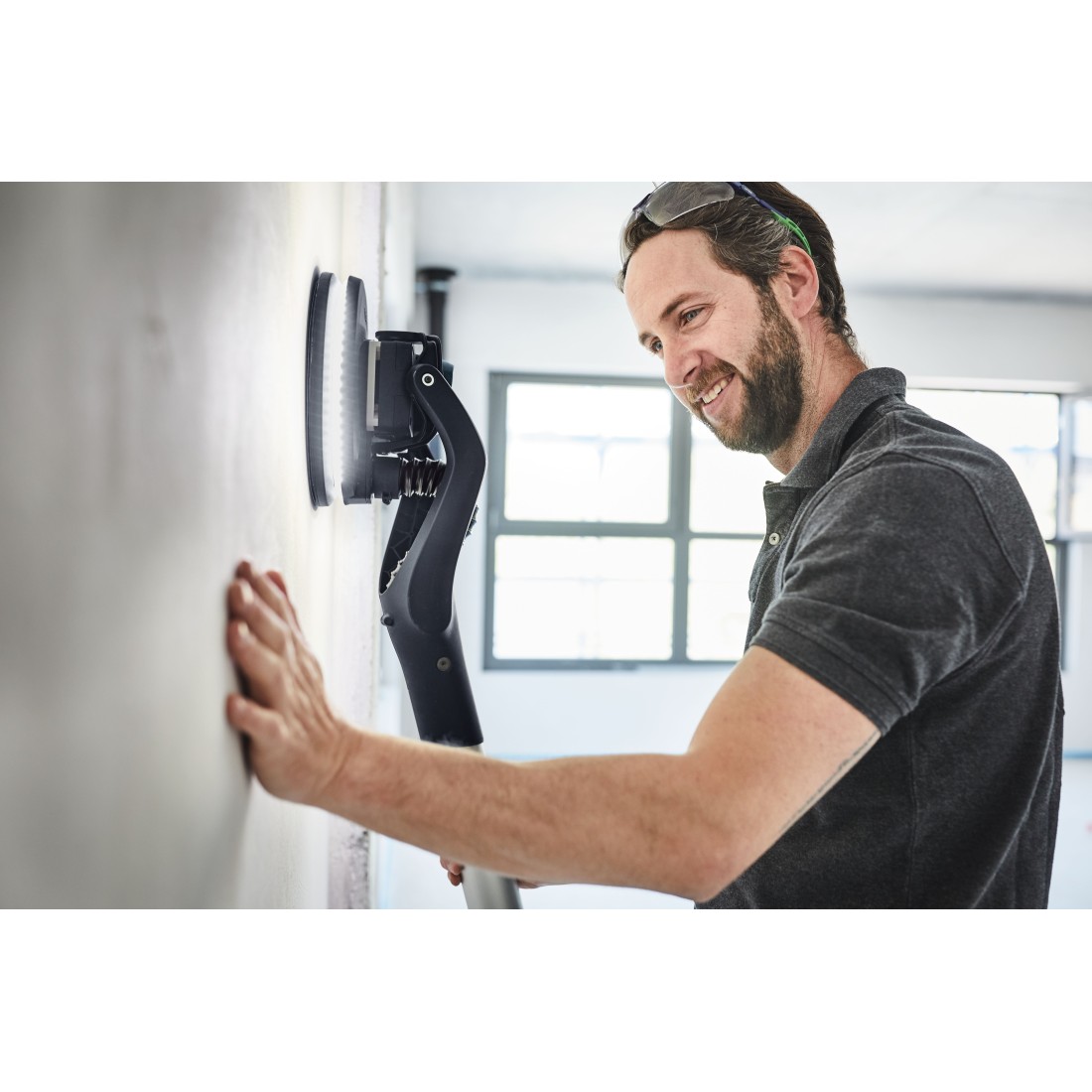 Festool Set con levigatrice a stelo e aspiratore PLANEX LHS 2 225 EQI ...
