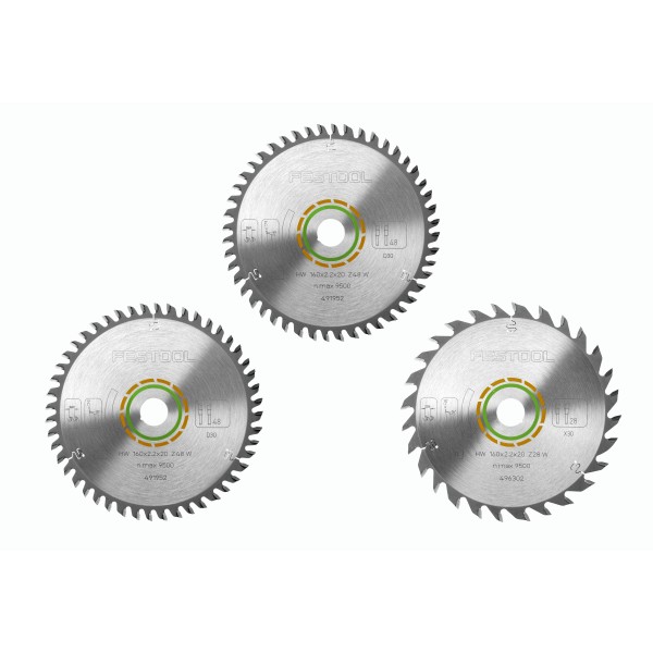 Festool Set di lame KSB-SORT/3 W 160x2,2 - 578565