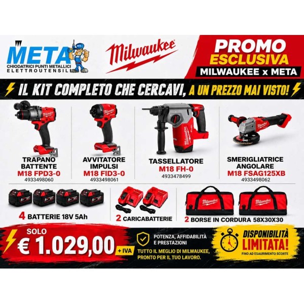 KIT Milwaukee x META UTENSILI