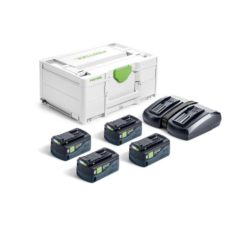  Festool Set Energia SYS 18V 4xHP5,0/TCL6DUO - 578681