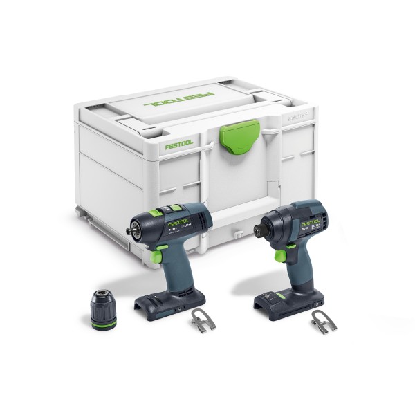  Festool Set di avvitatori TID 18 Basic-Set T18 - 578813