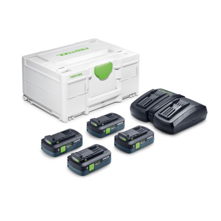  Festool Set Energia SYS 18V 4xTBX4/TCL6DUO - 578823