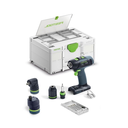  Festool Trapano avvitatore a batteria T18+3 Basic-Set - 578828