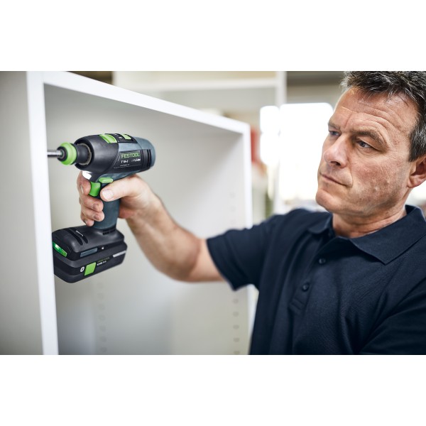  Festool Trapano avvitatore a batteria T18+3 Basic-Set - 578828