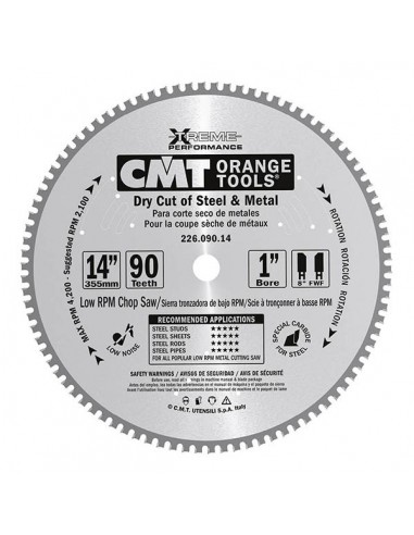 CMT Lame per taglio di materiali ferrosi, serie industriale