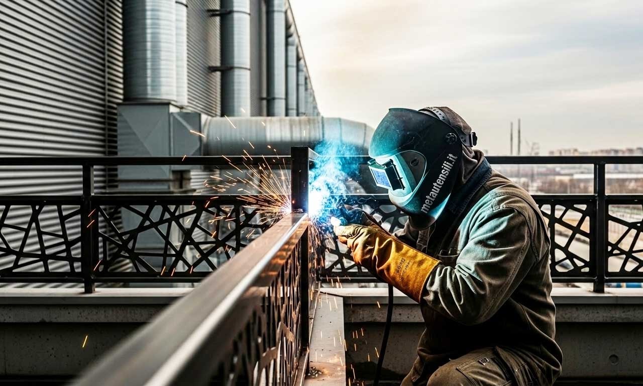 Costruire e saldare una ringhiera per balcone: tecniche e attrezzature